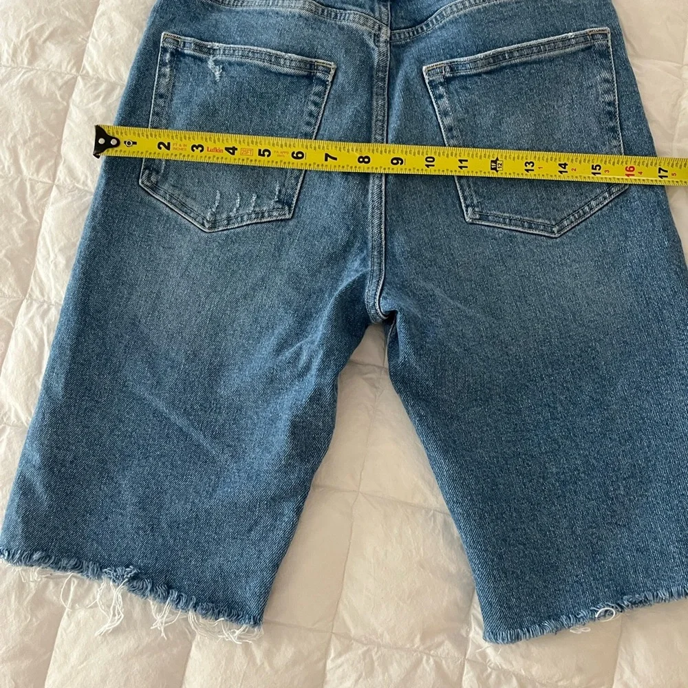 Frame Denim Women's Light Blue Denim Shorts Bermudas
